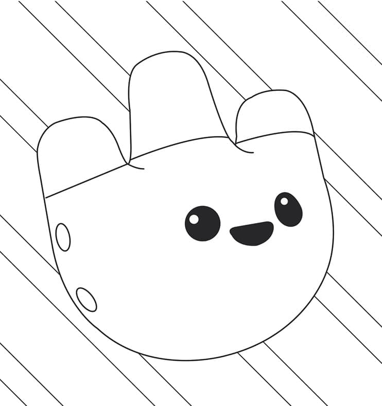 Desenho de Verá e o Reino do Arco Íris para Colorir com Giz de Cera Pdf e Pintar