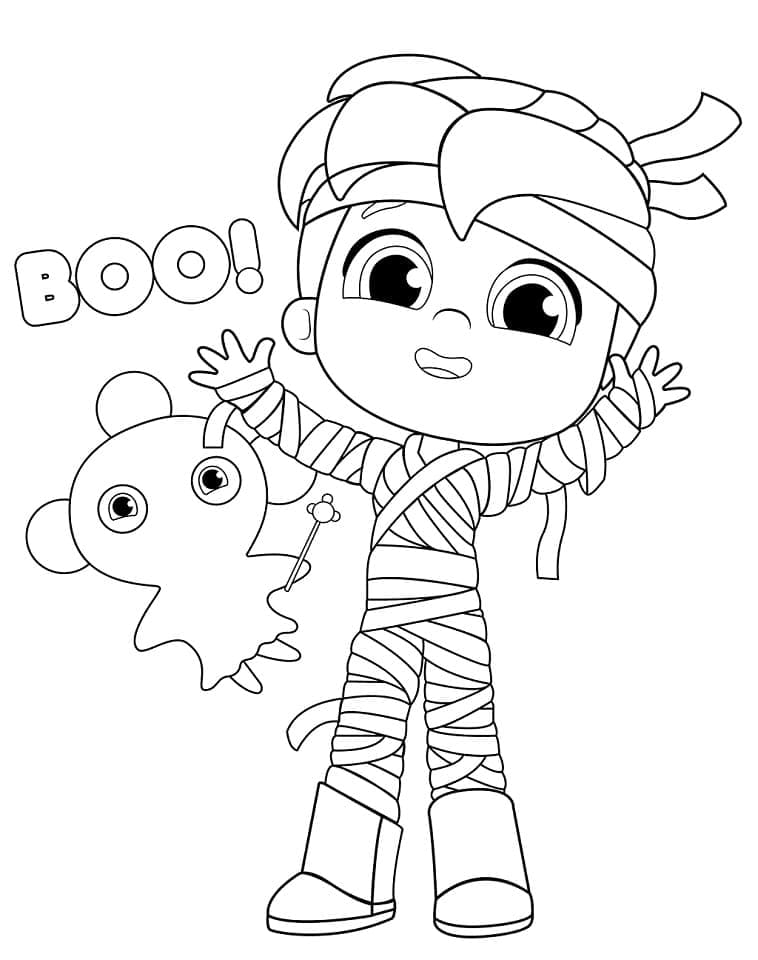 Desenho de Verá e o Reino do Arco Íris para Colorir com Lápis de Cor Pdf e Pintar