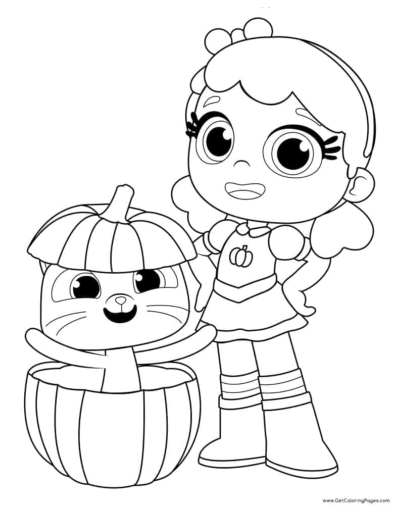 Desenho de Verá e o Reino do Arco Íris para Colorir Grátis Download e Pintar