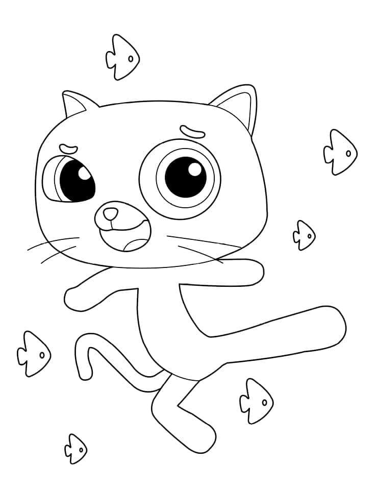 Desenho de Verá e o Reino do Arco Íris para Colorir Pdf e Pintar