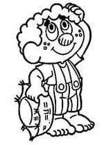 Desenho de Zé Lele de Turma do Chico Bento para Colorir e Pintar