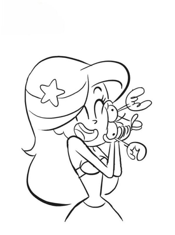 Desenho de Zig e Sharko Download para Imprimir e Colorir e Pintar