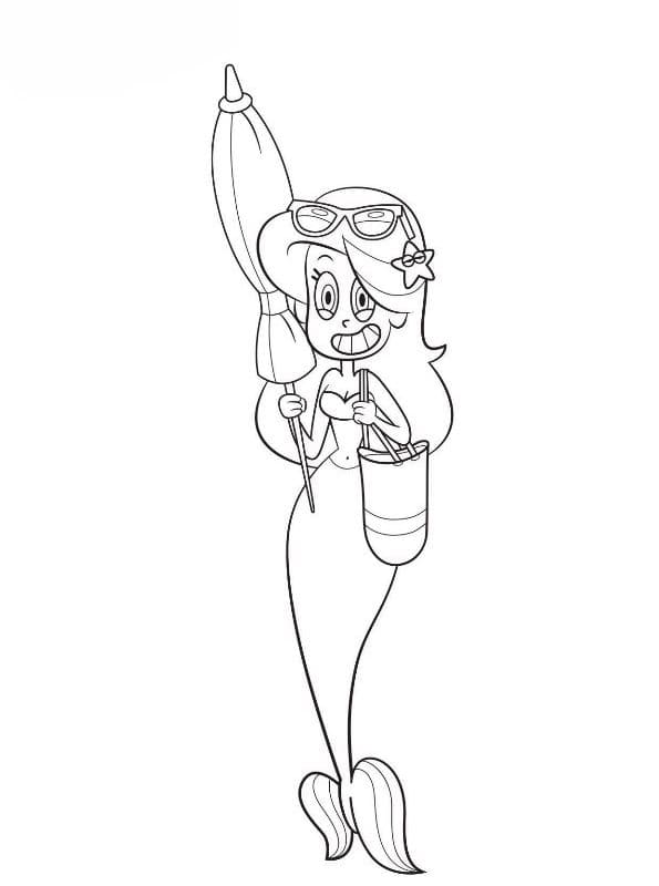 Desenho de Zig e Sharko para Colorir e Imprimir Grátis e Pintar